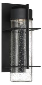 Quintiesse QN-EAMES-LED-L-EK Eames Outdoor Large LED Wall Lantern In Earth Black Finish IP44