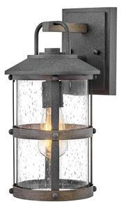 Quintiesse QN-LAKEHOUSE2-S-DZ Lakehouse Small Wall Light In Aged Zinc And Driftwood Grey