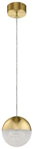 Quintiesse QN-MOONLIT-P-CG Moonlit Integral LED Mini Ceiling Pendant Light In Champagne Gold Finish