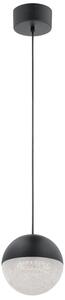 Quintiesse QN-MOONLIT-P-MBK Moonlit Integral LED Mini Ceiling Pendant Light In Matte Black Finish