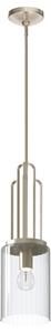 Quintiesse QN-KIMROSE-MP-PN Kimrose 1 Light Mini Ceiling Pendant Light In Polished Nickel