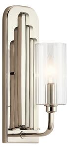 Quintiesse QN-KIMROSE1-PN Kimrose Single Wall Light In Polished Nickel Finish