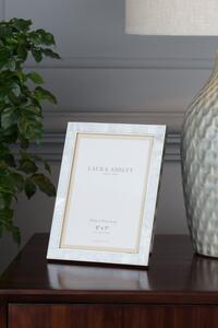 Laura Ashley LA3756182-Q Whitford Photo Frame In Polished Nickel Finish 5 x 7"