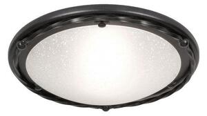 Elstead PB/F/B BLACK Pembroke one light ceiling flush
