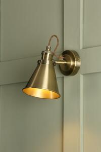 Laura Ashley LA3756155-Q Rufus 1 Light Single Spotlight Light In Antique Brass Finish