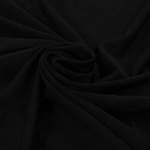 2 pcs Stretch Table Covers with Skirt 180x74 cm Black