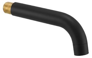 Spout for concealed mixer Rea Lungo 16 cm Black