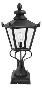 Elstead GN1/BLK Grampian exterior pedestal lantern, IP23