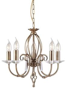 AG5 AB Aegean 5 Light Ceiling Pendant Light