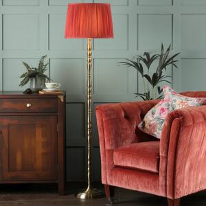 Laura Ashley Corey Floor Lamp Base Only In Antique Brass Finish LA3756199-Q