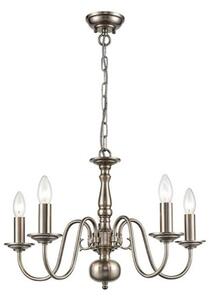Holandesa 5 Way Flemish Ceiling Light In Pewter Finish