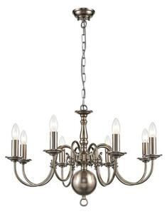 Holandesa 8 Way Flemish Ceiling Light In Pewter Finish