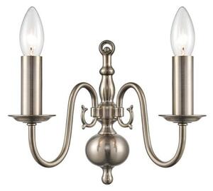Holandesa 2 Light Flemish wall Light in Pewter Finish