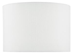 Dar Lighting Dolce White Cotton Drum Shade 30 cm