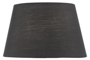Dar Lighting Zira Black Faux Silk Candle Clip Shade 18 cm