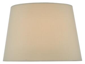 Dar Lighting Alina Taupe Faux Silk Tapered Drum Shade 26 cm