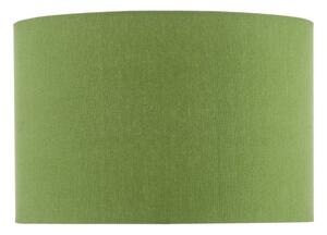 Dar Lighting Etzel Green Linen Drum Shade 30 cm