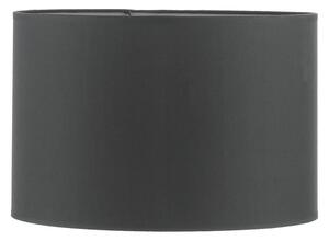 Dar Lighting Kelso Black Cotton Drum Shade 38cm