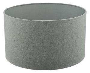 Dar Lighting Pyramid Grey Linen Drum Shade 35 cm
