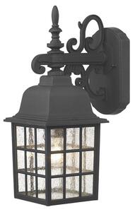 Dar NOR1522 Norfolk Black Finish Outdoor Wall Light