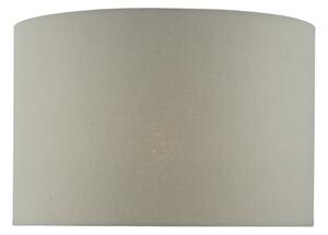 Dar Lighting Cassandra Grey Cotton Drum Shade 40 cm