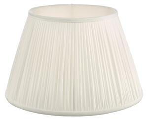 Dar Lighting Ulyana Ivory Faux Silk Tapered Drum Shade 35 cm