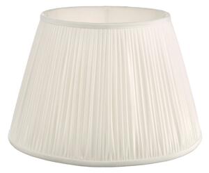 Dar Lighting Ulyana Ivory Faux Silk Tapered Drum Shade 40 cm