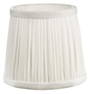 Dar Lighting Ulyana Ivory Faux Silk Tapered Drum Candle Shade 14 cm