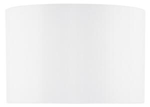 Dar Lighting Innsbruck Ivory Faux Silk Oval Drum Shade 30 cm