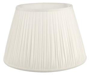 Dar Lighting Ulyana Faux Silk Tapered Drum Shade In Ivory 45 cm
