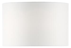 Dar Lighting Pyramid White Linen Drum Shade 46 cm