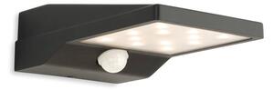 Firstlight 3862GP Cyrus LED Outdoor Solar Wall Light with PIR In Graphite IP54