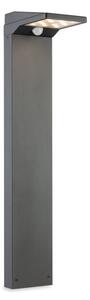 Firstlight 3863GP Cyrus LED Outdoor Solar Post Lamp with PIR In Graphite IP54