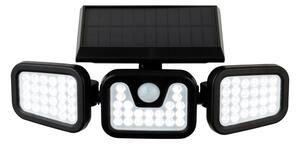 Firstlight 3865BK Avenue LED Solar Outdoor Security Wall Light with PIR In Black IP44