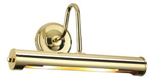 Classic 14 Inch Polished Brass Swan Neck Picture Light