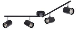 Saxby Lighting 101335 Arezzo 4 Light Bar Ceiling Spotlight in Matt Black Finish
