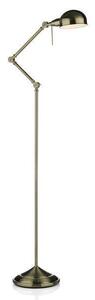 Dar RAN4975 Ranger Adjustable Floor Lamp In Antique Brass