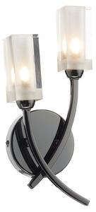 Dar MOR0967 Morgan Black Wall Light