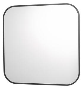Dar Lighting Firuz Square Mirror With Thin Matt Black Frame 60 X 60cm