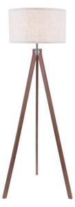 Dar Lighting Armitage Tripod Floor Lamp In Dark Wood With Shade