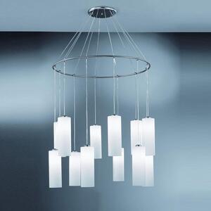 Franklite CO93212/887 12 Light Modern Ceiling Pendant Light