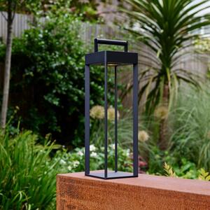 Astro 1430002 Kuro 450 Outdoor Solar Powered Floor Lantern In Textured Black IP44