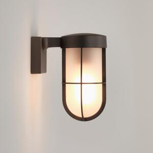 Astro 1368026 Cabin Outdoor Wall Light In Bronze Finish With Frosted Glass IP44