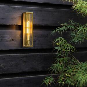 Astro 1402007 Harvard 350 Outdoor Wall Light In Natural Brass Finish IP44