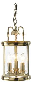 Dar LAM0340 Lambeth Polished Brass Lantern