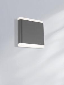 Firstlight 4137GP Pisa Square LED Outdoor Wall Light In Graphite Finish IP65