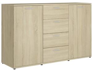 Sideboard Sonoma Oak 120x35.5x75 cm Engineered Wood