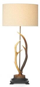 David Hunt Lighting ANT4229 Antler 1 Light Table Lamp With Rustic Finish