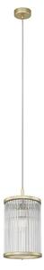 Impex Antigua 1 Light Ceiling Pendant Light In Matt Gold Finish