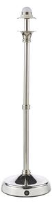 Dar Lighting Dahl Rechargeable LED Table Lamp In Polished Nickel